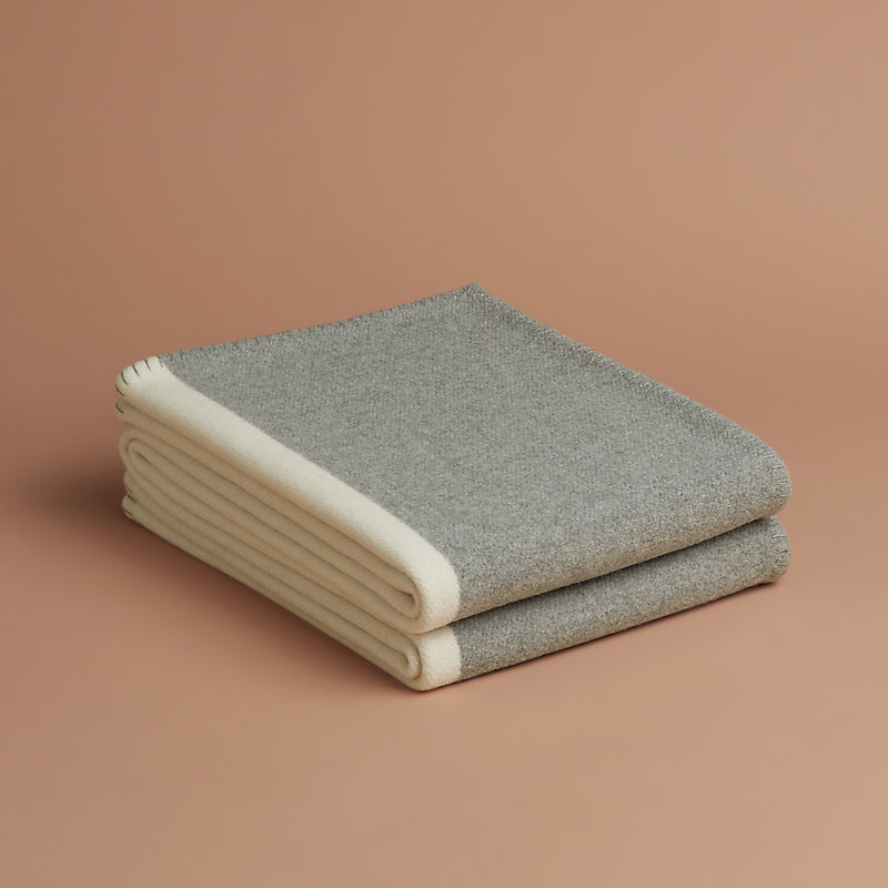 OK CASHMERE BLANKET カシミヤ　アルパカ 新品　140×200 Avoine blanket | Hermès Canada